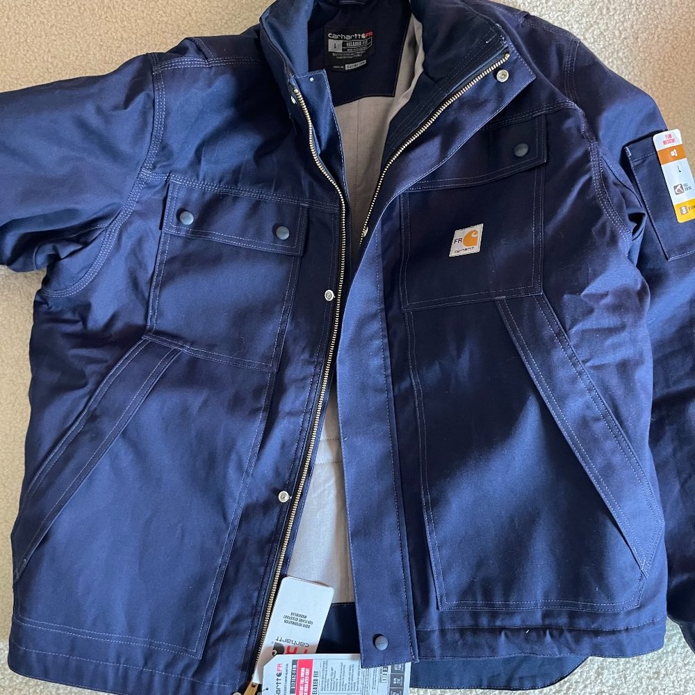 Carhartt Large Navy Blue Jacket
